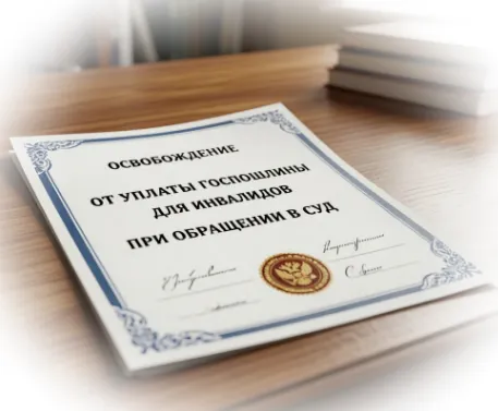 Освобождение от уплаты госпошлины для инвалидов при обращении в суд