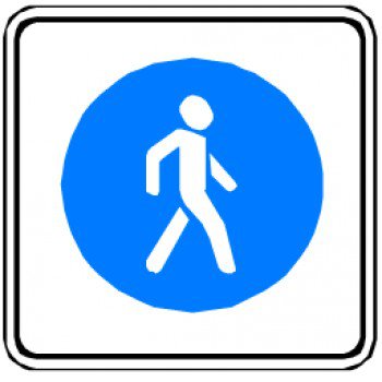 Знак «Пешеходная зона»: что означает, ПДД, определение